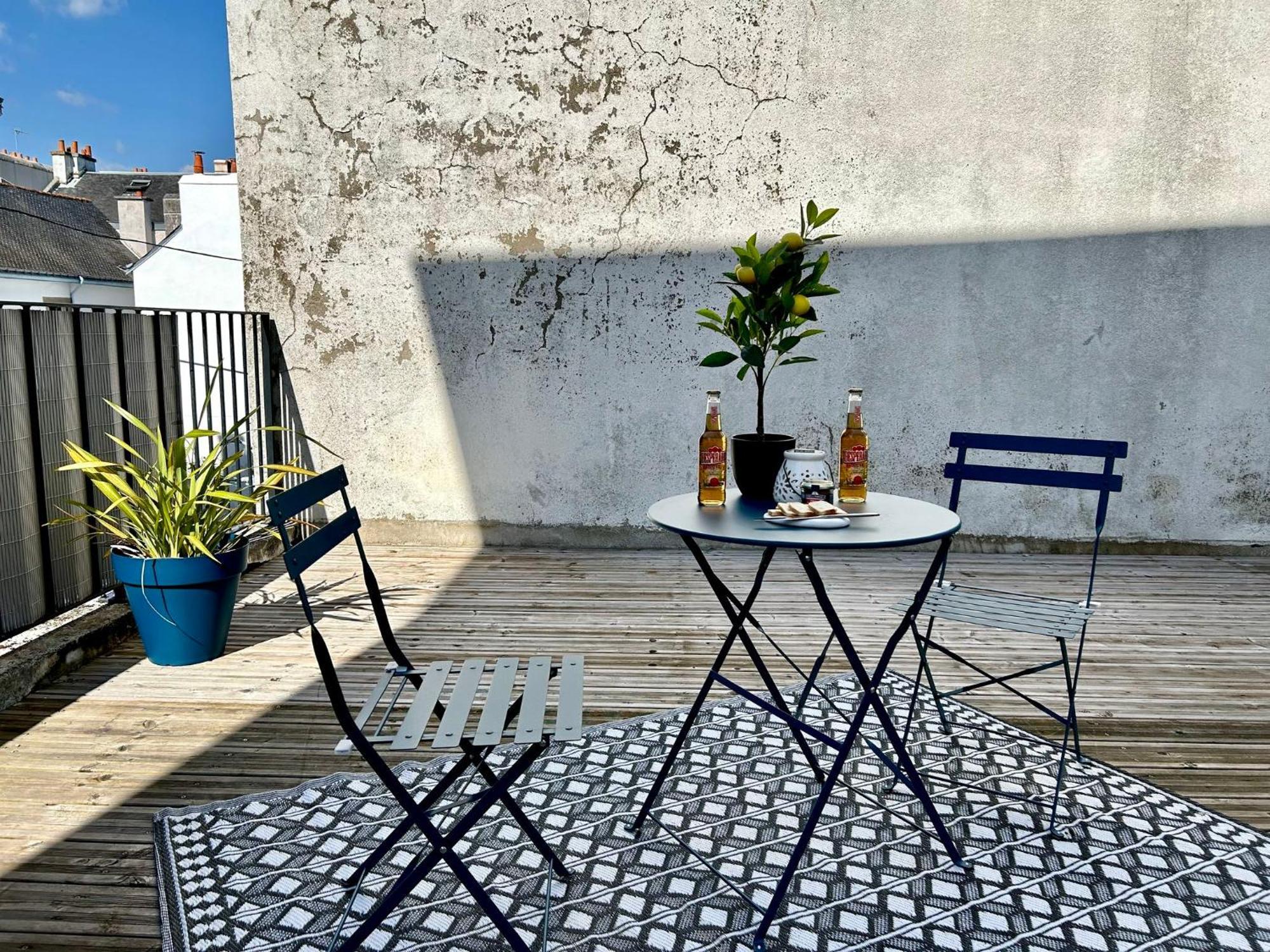 O Studio Terrasse - Centre Ville De Lorient - Gare Exterior foto